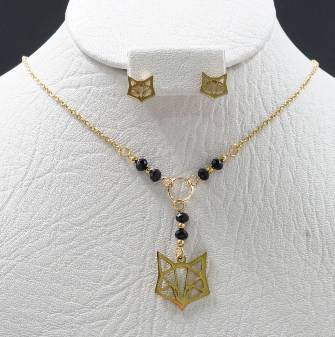 Miniatura 2 de JUEGUITO CORBATIN MURANO ZORRO NEGRO